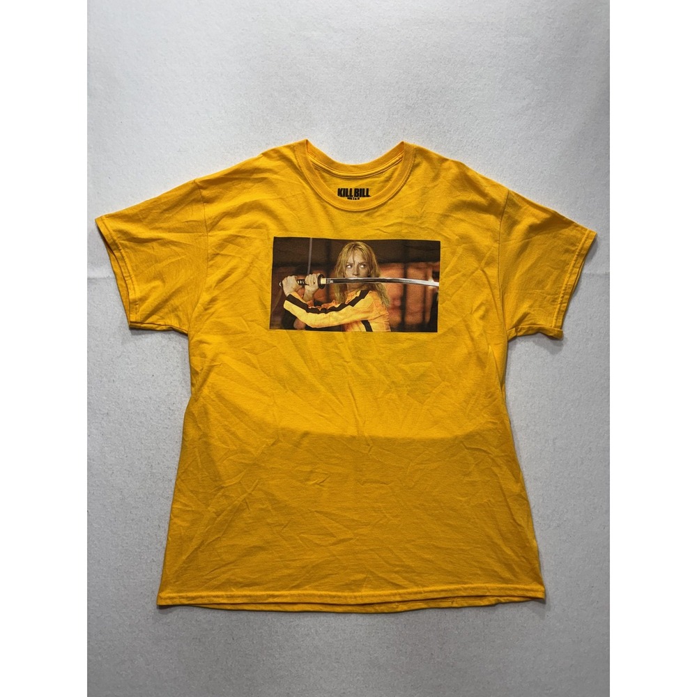 Kill Bill Shirt Mens XL Yellow The Bride Volume 1 Graphic Movie Tee PacSun